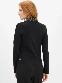 Marc Cain Sports Sweatshirts & Sweatjacken*Damen Sweatjacke schwarz uni