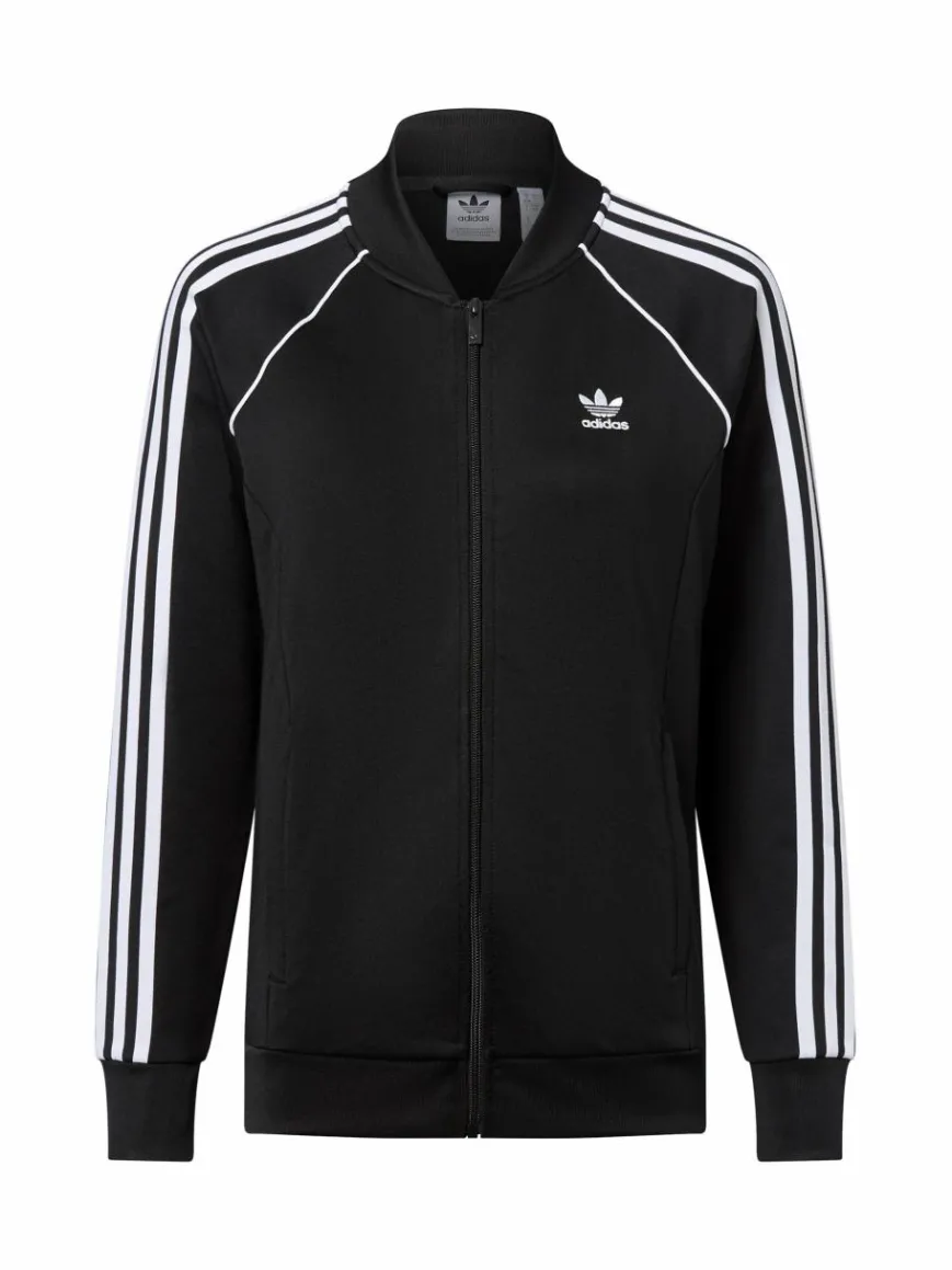 adidas Originals Sweatshirts & Sweatjacken*Damen Sweatjacke schwarz uni