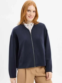 s.Oliver Sweatshirts & Sweatjacken*Damen Sweatjacke marine uni