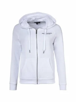 Armani Exchange Sweatshirts & Sweatjacken*Damen Sweatjacke weiß uni