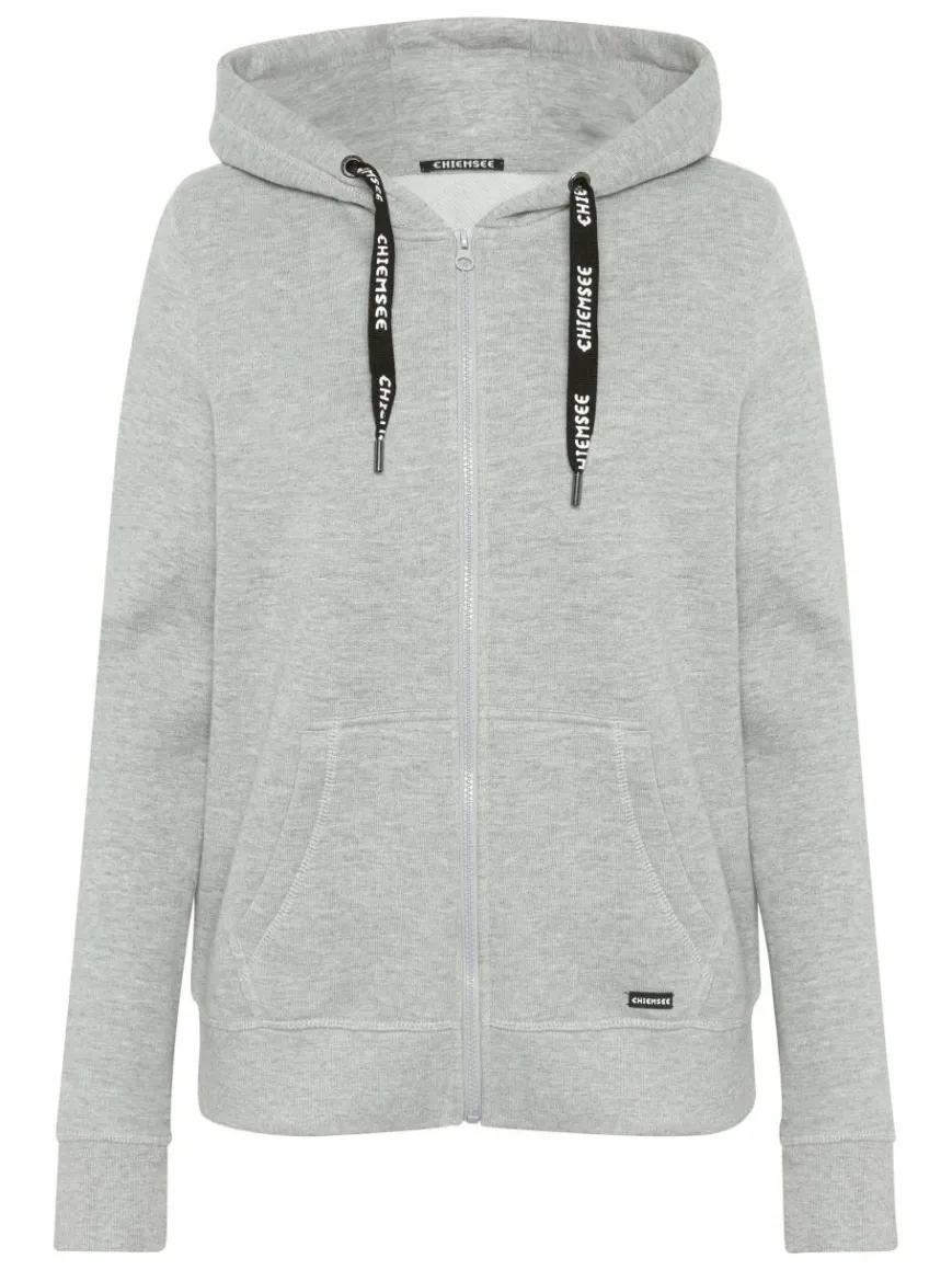 Chiemsee Sweatshirts & Sweatjacken*Damen Sweatjacke grau bedruckt