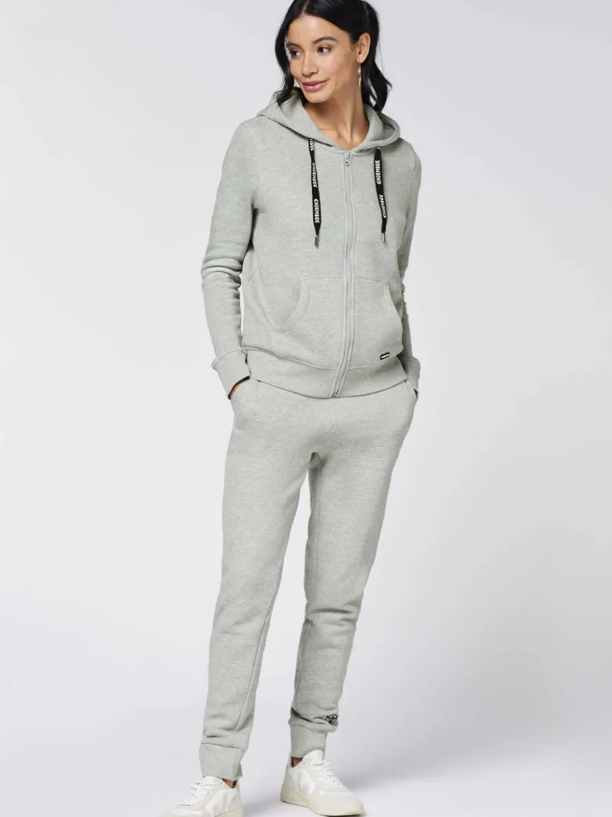 Chiemsee Sweatshirts & Sweatjacken*Damen Sweatjacke grau bedruckt