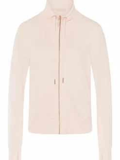 Hanro Sweatshirts & Sweatjacken*Damen Sweatjacke - Balance rosa uni
