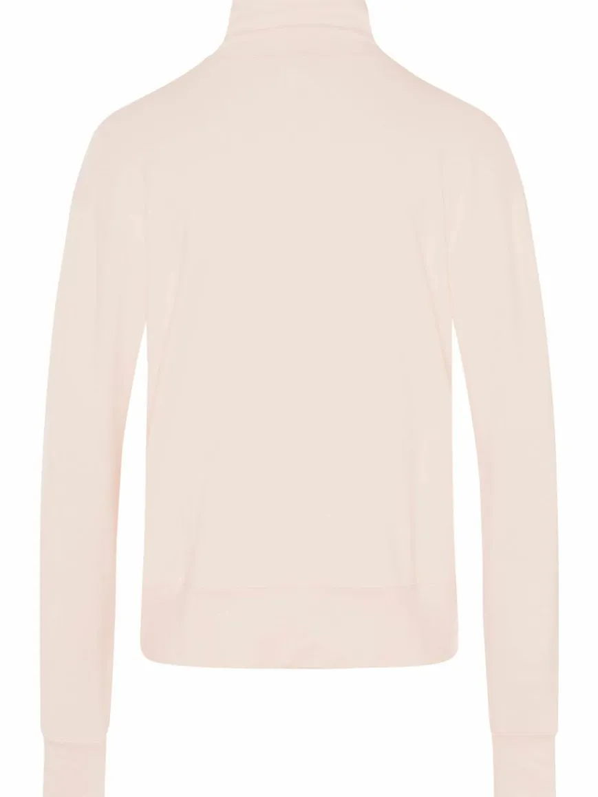 Hanro Sweatshirts & Sweatjacken*Damen Sweatjacke - Balance rosa uni