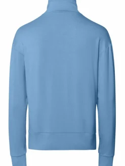 Hanro Sweatshirts & Sweatjacken*Damen Sweatjacke - Balance hellblau uni