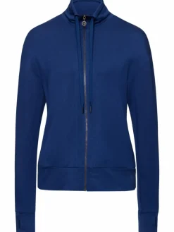 Hanro Sweatshirts & Sweatjacken*Damen Sweatjacke - Balance marine uni