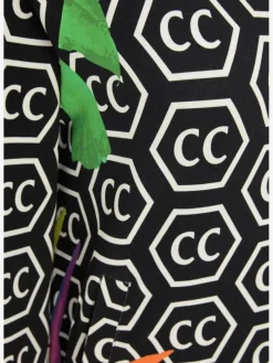 Carlo Colucci Sweatshirts & Sweatjacken*Damen Sweatjacke - Cologna schwarz gemustert