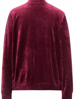 Hanro Sweatshirts & Sweatjacken*Damen Sweatjacke - Favourites bordeaux uni