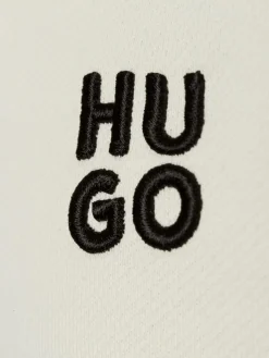 HUGO Sweatshirts & Sweatjacken*Damen Sweatjacke - Dalfine weiß uni