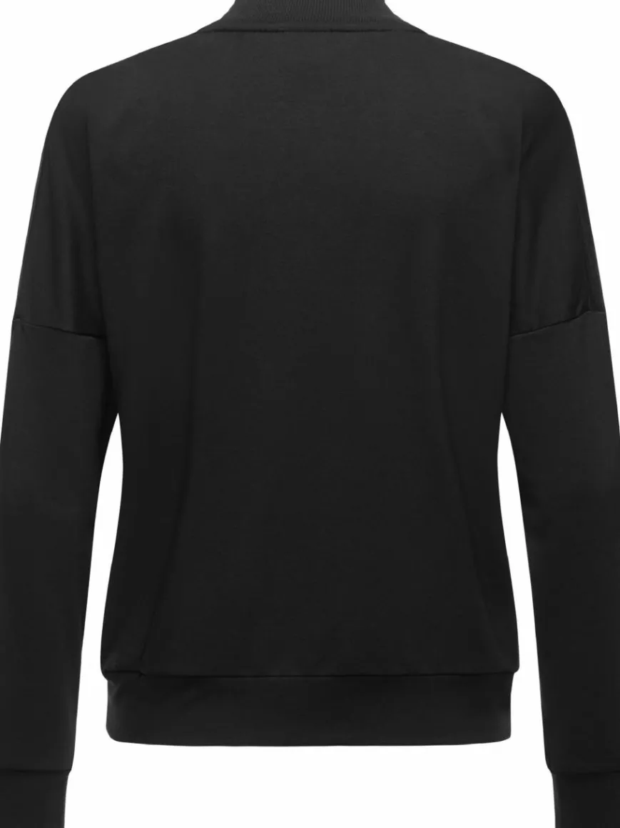 Ragwear Sweatshirts & Sweatjacken*Damen Sweatjacke - Doron schwarz uni