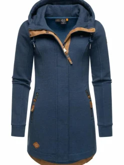Ragwear Sweatshirts & Sweatjacken|Jacken & Westen*Damen Sweatjacke - Letty Intl. blau uni