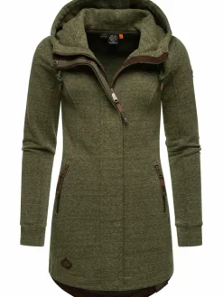 Ragwear Sweatshirts & Sweatjacken|Jacken & Westen*Damen Sweatjacke - Letty Intl. oliv uni