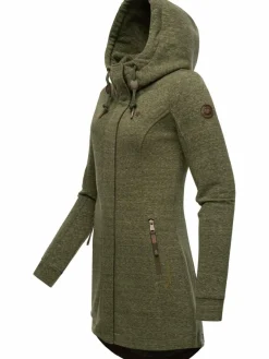 Ragwear Sweatshirts & Sweatjacken|Jacken & Westen*Damen Sweatjacke - Letty Intl. oliv uni