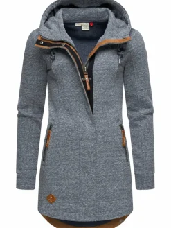 Ragwear Sweatshirts & Sweatjacken|Jacken & Westen*Damen Sweatjacke - Letty Intl. blau uni