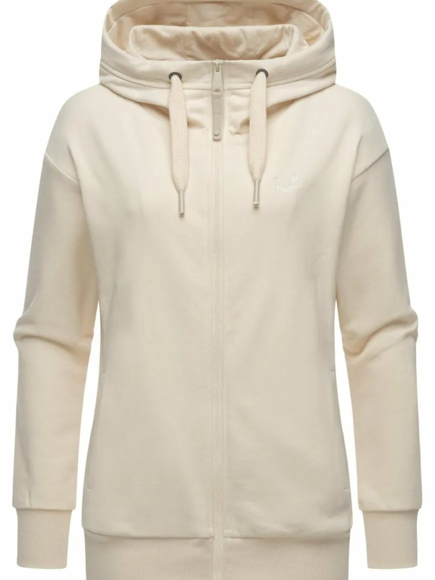 Ragwear Sweatshirts & Sweatjacken*Damen Sweatjacke - Yodis Zip beige uni
