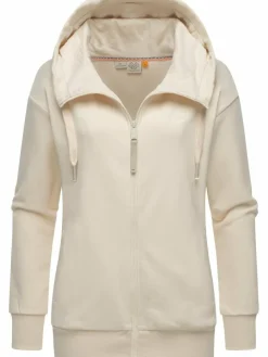 Ragwear Sweatshirts & Sweatjacken*Damen Sweatjacke - Yodis Zip beige uni