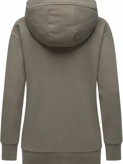 Ragwear Sweatshirts & Sweatjacken*Damen Sweatjacke - Yodis Zip mocca uni