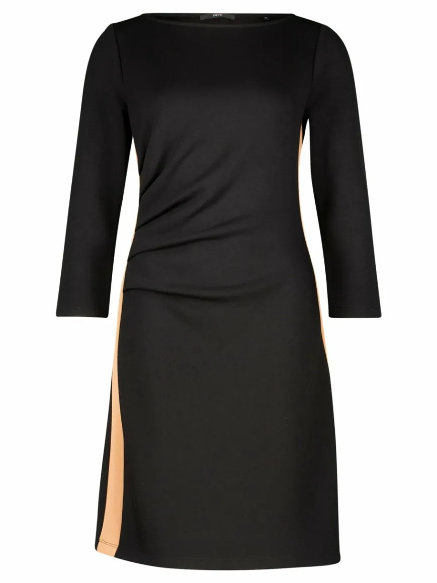 zero Kleider*Damen Sweatkleid schwarz uni