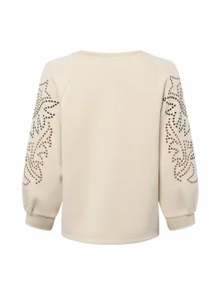 Betty Barclay Sweatshirts & Sweatjacken*Damen Sweatshirt kitt uni