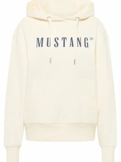 Mustang Sweatshirts & Sweatjacken*Damen Sweatshirt weiß uni