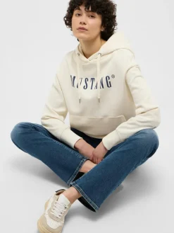 Mustang Sweatshirts & Sweatjacken*Damen Sweatshirt weiß uni