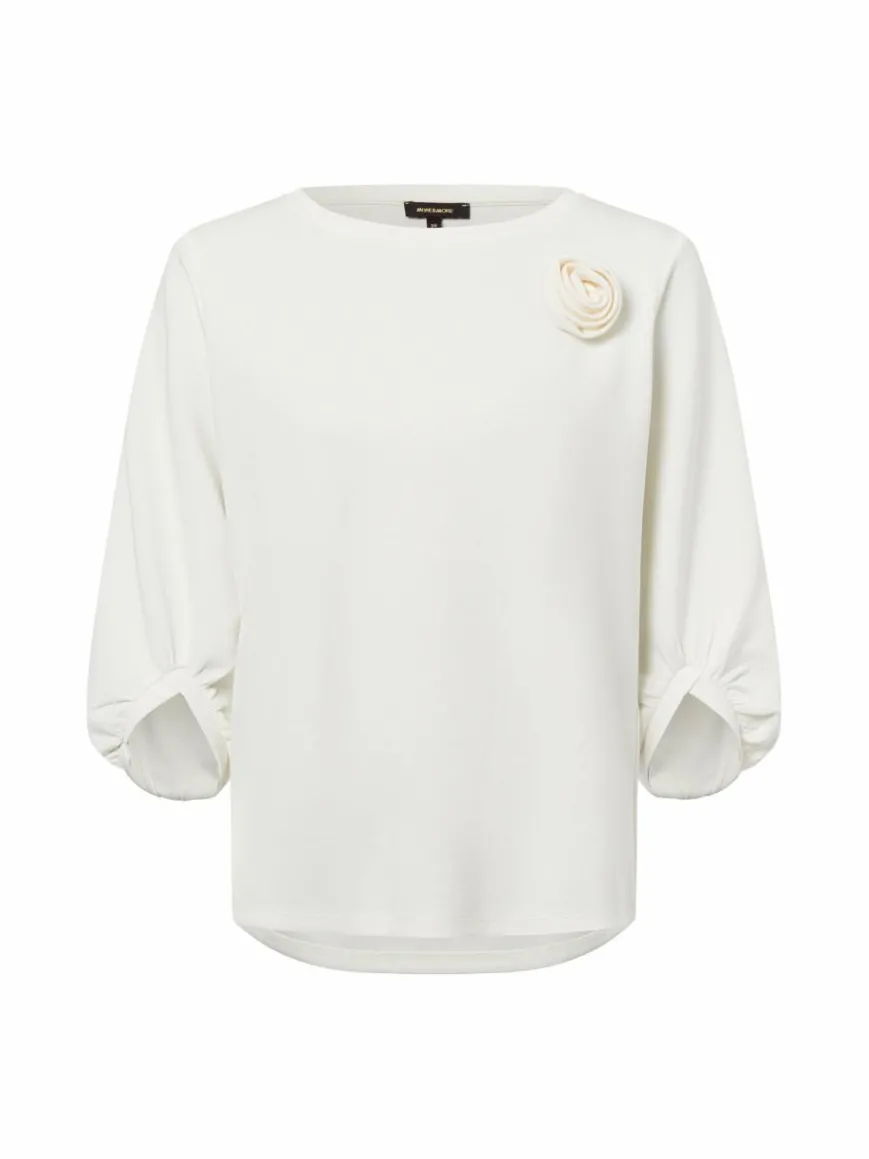 More & More Sweatshirts & Sweatjacken*Damen Sweatshirt ecru uni