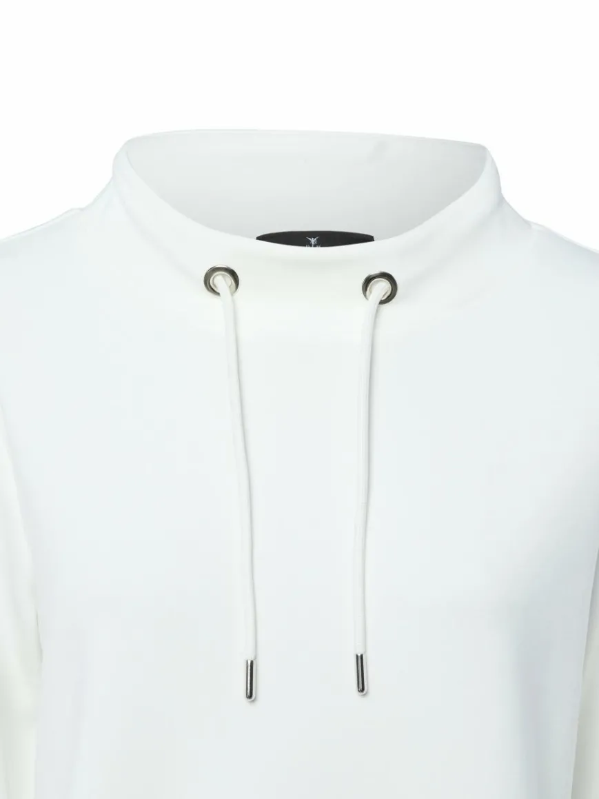 Monari Sweatshirts & Sweatjacken*Damen Sweatshirt ecru uni