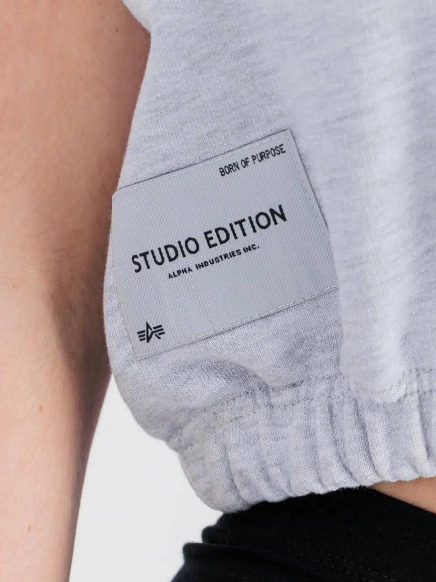 Alpha Industries Sweatshirts & Sweatjacken*Damen Sweatshirt grau uni