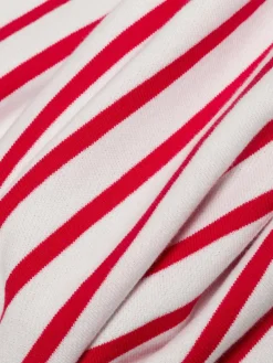 Marc O'Polo Denim Sweatshirts & Sweatjacken*Damen Sweatshirt rot weiß gestreift