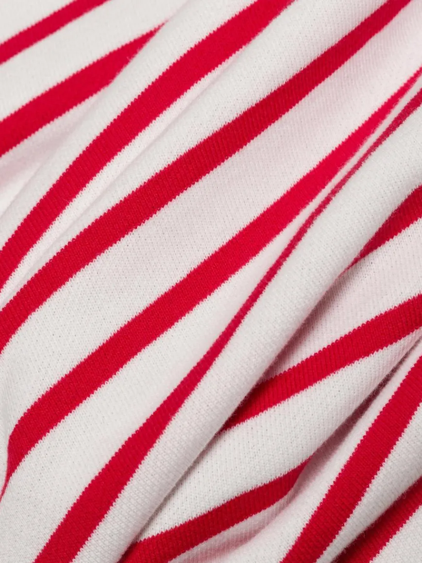 Marc O'Polo Denim Sweatshirts & Sweatjacken*Damen Sweatshirt rot weiß gestreift