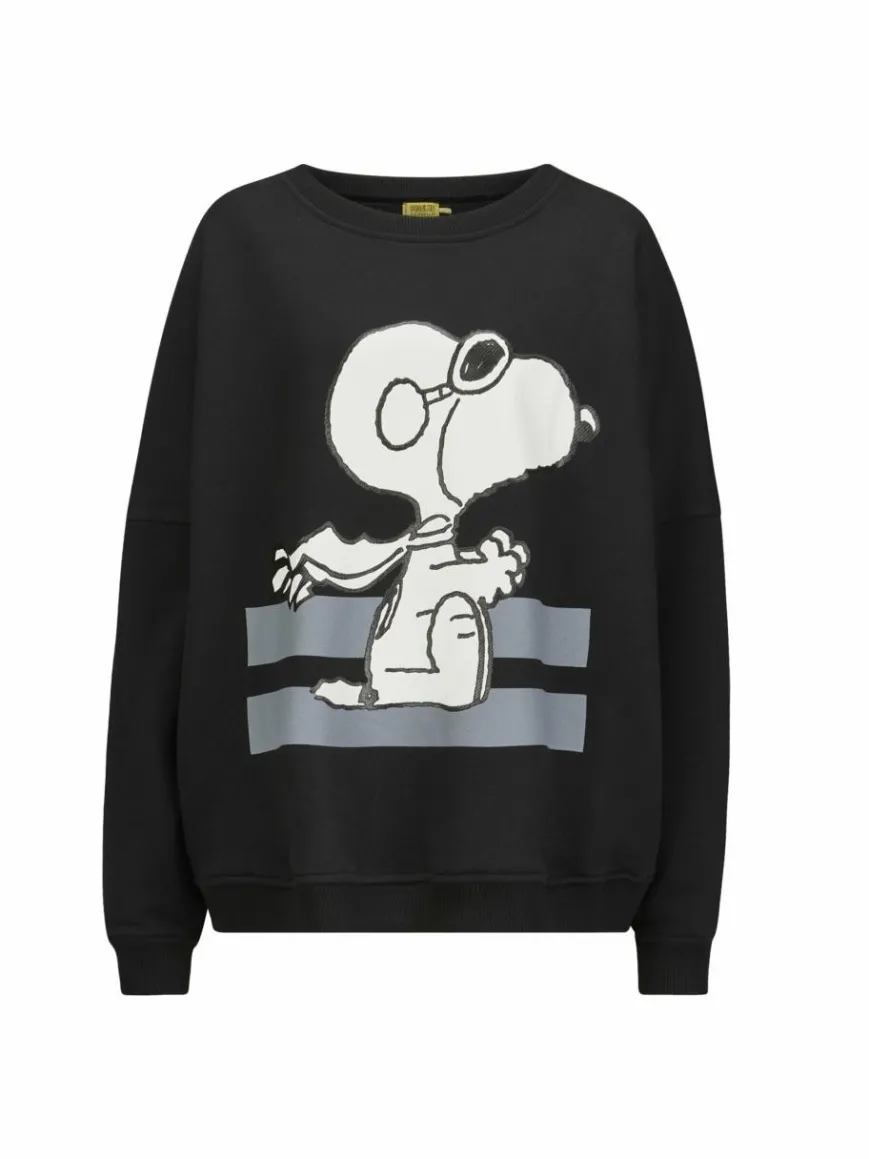 Codello Sweatshirts & Sweatjacken*Damen Sweatshirt schwarz bedruckt