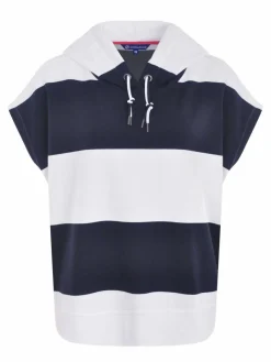 Navigazione Sweatshirts & Sweatjacken*Damen Sweatshirt blau gestreift