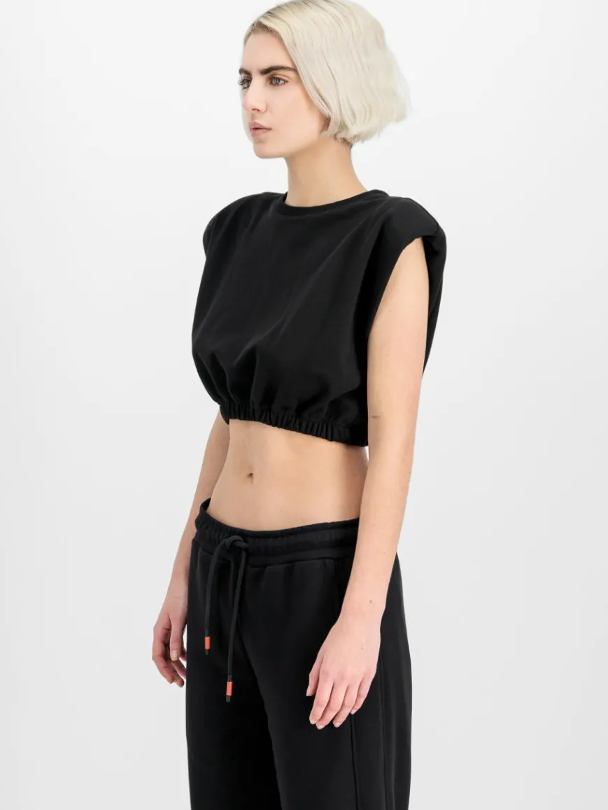 Alpha Industries Sweatshirts & Sweatjacken*Damen Sweatshirt schwarz uni