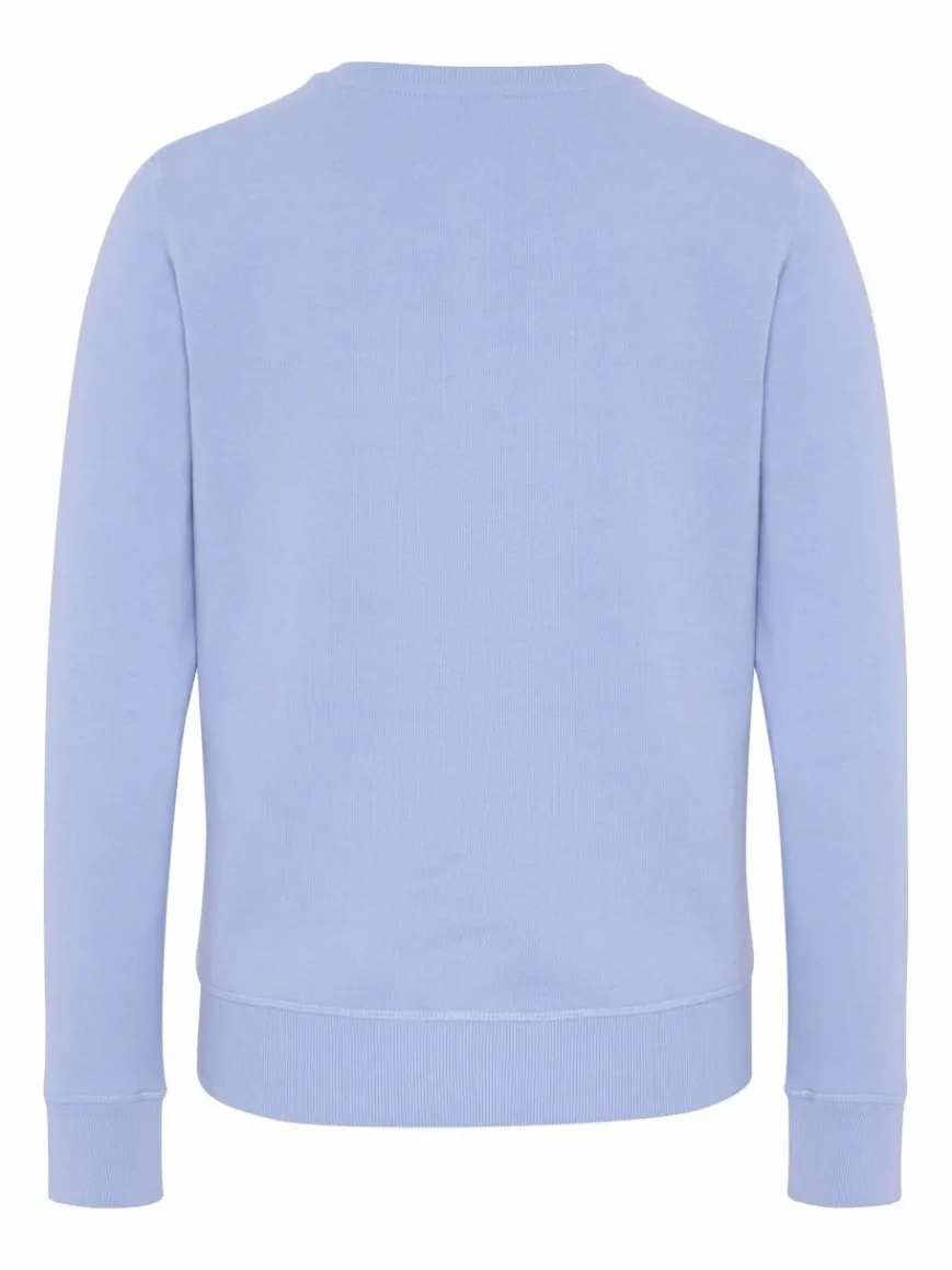 Polo Sylt Sweatshirts & Sweatjacken*Damen Sweatshirt hellblau uni
