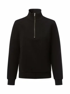 Marie Lund Sweatshirts & Sweatjacken*Damen Sweatshirt schwarz uni