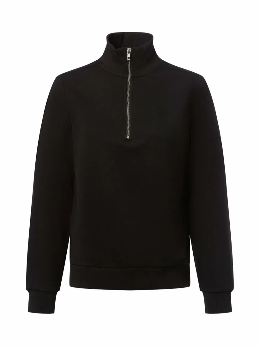 Marie Lund Sweatshirts & Sweatjacken*Damen Sweatshirt schwarz uni