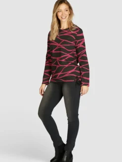 Navigazione Sweatshirts & Sweatjacken*Damen Sweatshirt grau uni