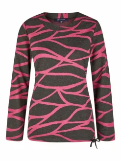 Navigazione Sweatshirts & Sweatjacken*Damen Sweatshirt grau uni