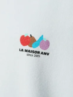 american vintage Sweatshirts & Sweatjacken*Damen Sweatshirt hellblau uni