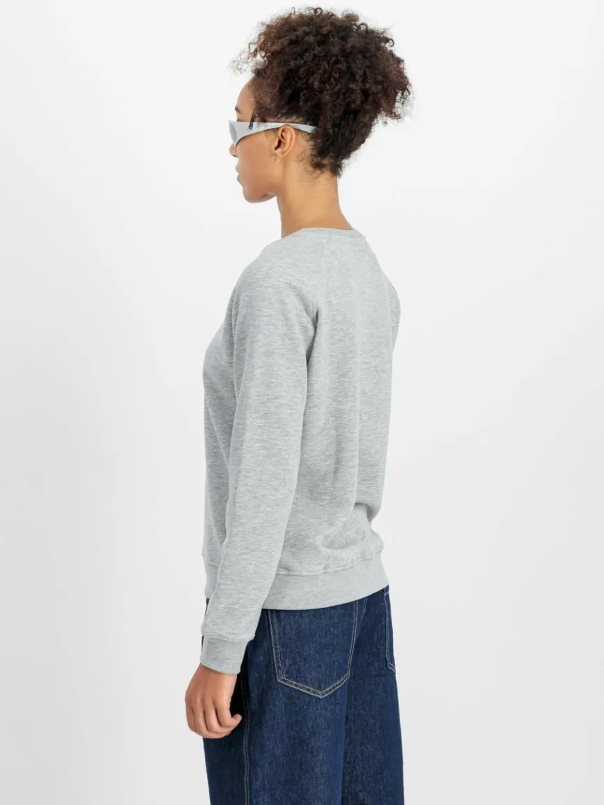 Alpha Industries Sweatshirts & Sweatjacken*Damen Sweatshirt grau bedruckt