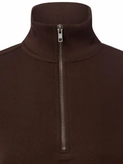 Marie Lund Sweatshirts & Sweatjacken*Damen Sweatshirt schoko uni