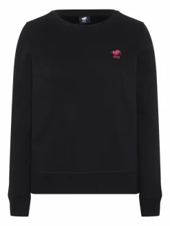 Polo Sylt Sweatshirts & Sweatjacken*Damen Sweatshirt schwarz uni