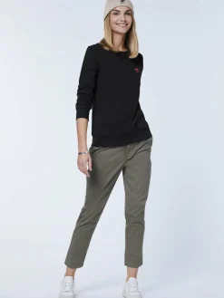 Polo Sylt Sweatshirts & Sweatjacken*Damen Sweatshirt schwarz uni