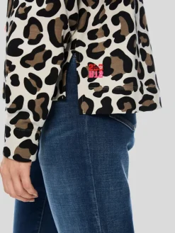 Marc Cain Sweatshirts & Sweatjacken*Damen Sweat-Shirt beige bedruckt