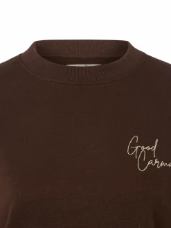 Marie Lund Sweatshirts & Sweatjacken*Damen Sweatshirt schoko uni