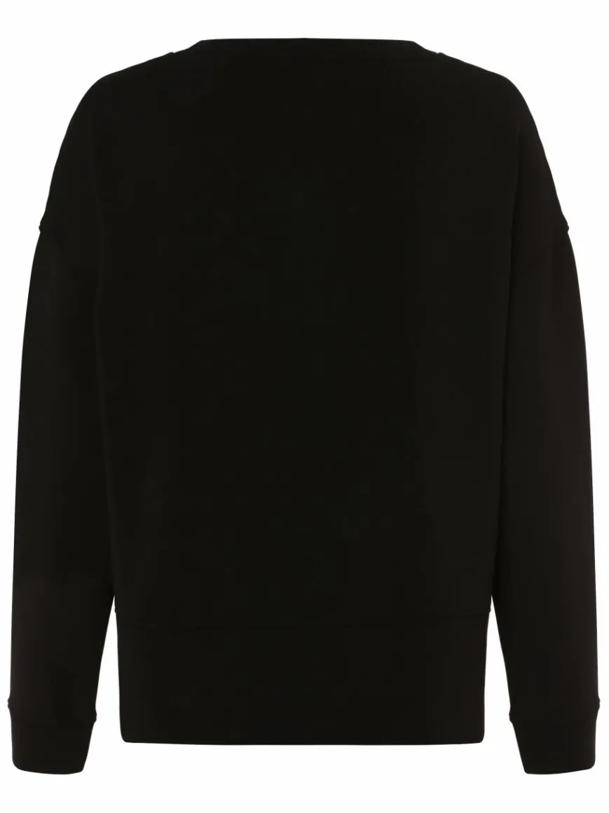 comma casual identity Sweatshirts & Sweatjacken*Damen Sweatshirt schwarz uni