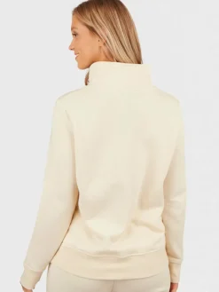 Navigazione Sweatshirts & Sweatjacken*Damen Sweatshirt ecru uni