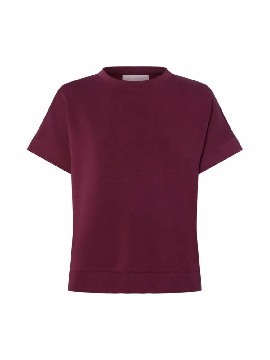 Rich & Royal Sweatshirts & Sweatjacken*Damen Sweatshirt bordeaux uni
