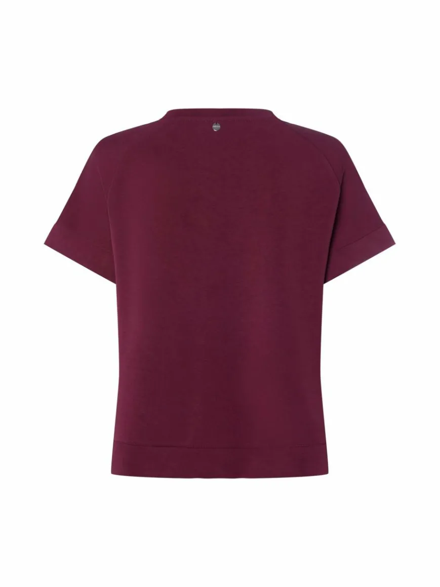 Rich & Royal Sweatshirts & Sweatjacken*Damen Sweatshirt bordeaux uni