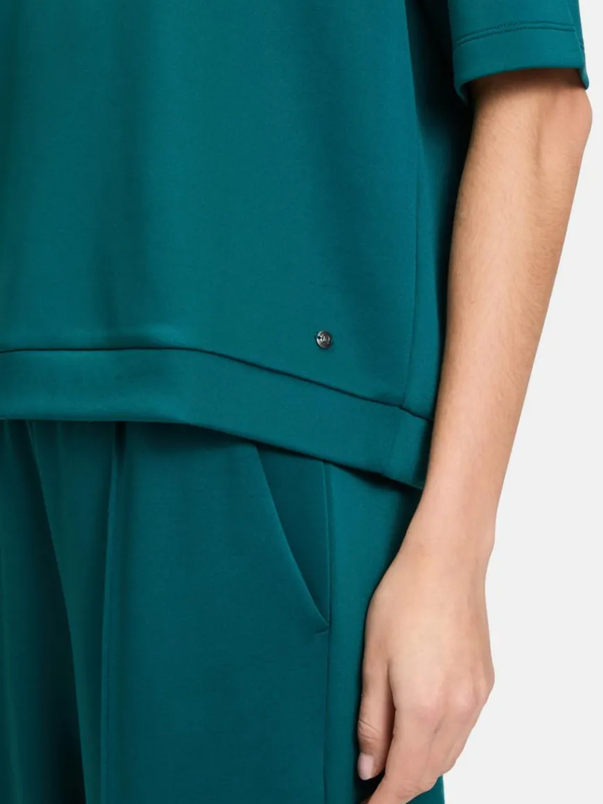 Betty & Co Sweatshirts & Sweatjacken*Damen Sweatshirt mehrfarbig uni